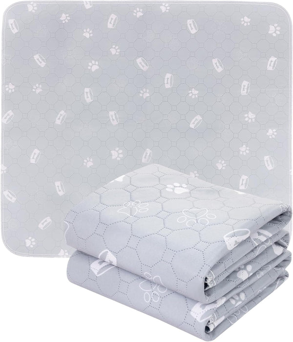 LINDOPTWS Washable Puppy Pads - Reusable, Ultra Absorbent & Leak-Proof Pee Pads for
