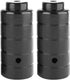 Oumefar 2PCS Steel Bicycle Foot Stand Pegs, Black BMX Axle Peg Replacement Accessory, 11 x 4cm / 4.33 x 1.57inch