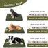 Lesure Outdoor Waterproof Dog Beds for Large Dogs, Washable with Oxford Fabric Surface, Orthopedic Foam Pet Bed,