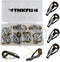 THKFISH Saltwater Rod Tip Repair Kit Heavy Duty with Stainless Steel Ceramics Fishing Rod Replacement Tips