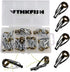 THKFISH Saltwater Rod Tip Repair Kit Heavy Duty with Stainless Steel Ceramics Fishing Rod Replacement Tips