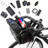 WILD MAN 4L Rainproof Bike Handlebar Storage Bag with Touch Screen for MTB Mountain Road Bike Scooters