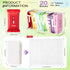 280 Count 9.5x12 Inches Hosuly Disposable Compressed Towels Tablets Bulk Soft Colorful Face Compressed Towels Compact