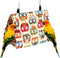 POPETPOP Bird Bed for Cage - Hanging Bird Hammock Snuggle Hut Tent for Parrots, Parakeets, Cockatiels