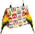 POPETPOP Bird Bed for Cage - Hanging Bird Hammock Snuggle Hut Tent for Parrots, Parakeets, Cockatiels