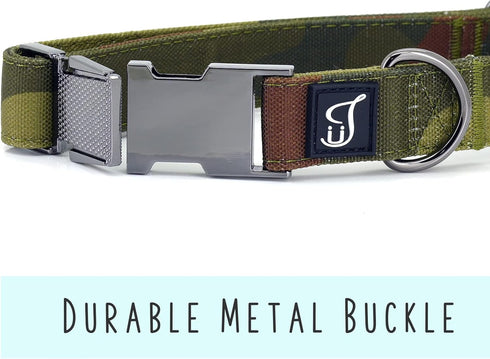 Ultra Joys Dog Collar with Bowtie, Soft Cotton Fabric with Durable Metal Buckle in Boho Aztec Design, Small Size