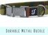 Ultra Joys Dog Collar with Bowtie, Soft Cotton Fabric with Durable Metal Buckle in Boho Aztec Design, Small Size