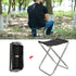 7075 600D TITA-DONG Aviation Aluminum Alloy Camping Stool, Oxford Polyester Outdoor Foldable Chair, Folding Compact