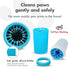 Dexas MudBuster Portable Dog Paw Cleaner, Medium, Blue - Premium Quality Pet Supplies