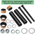 Golf Cart Spindle Bushings Kit for EZGO TXT/PDS 2001-UP Gas & Electric, Includes Spindle, King Pin Tubes, Copper Sleeves