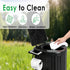 UOPBYEA Portable Camping Toilet for Adults With Urine Gel and Leak-Proof Bags, Washable Outdoor Toilet for Camping