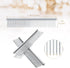 2 Pieces Macrame Comb Macrame Brush Macrame Fringe Comb Dog Stainless Steel Metal Combs Macrame Tassel Brush Supplies For Macrame Fringe Cord Pet Dog Cat Grooming Comb (Silver)