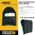 Hero's Pride AirTek Glove Pouch, Tactical Leather Glove Holder for Duty Belt, Three Sections for Multiple Glove Storage, Secure Fit, Lightweight and Scratch Resistant by Hero's Pride