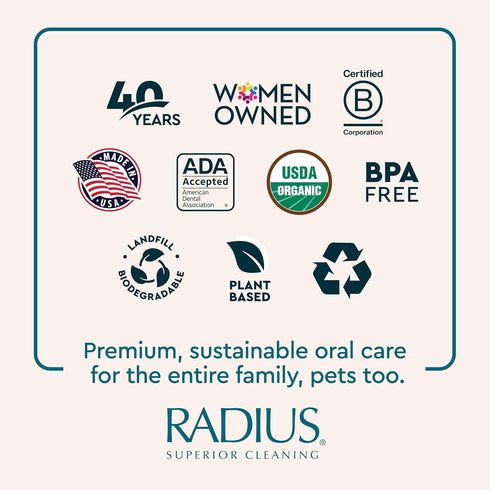 1 3 oz, RADIUS USDA Organic Canine Pet Toothpaste Unit, Non Toxic Toothpaste for Dogs, Designed to Clean Teeth and Help