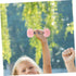 2pcs 0.4lb 4.52 1.69 1.49inch, Totority Mini Dumbbells for Kids Silicone Hand Weights, Pink Toddler Exercise Toys, Home