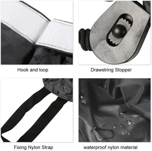 Waterproof Kayak Skirt Cover, Adjustable Nylon Spray Skirt, Waterproof Cover for Water Sports Accessory, Gray