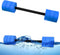 Hikeen Aquatic Exercise Dumbbells - Water Dumbbell Pool Resistance Barbells with 4 High-Density EVA Foam Weights
