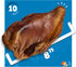 Jack&Pup Extra Thick Whole Pig Ears for Dogs - Premium Natural Pork Chews, 10 Pack, Excellent Rawhide Alternative