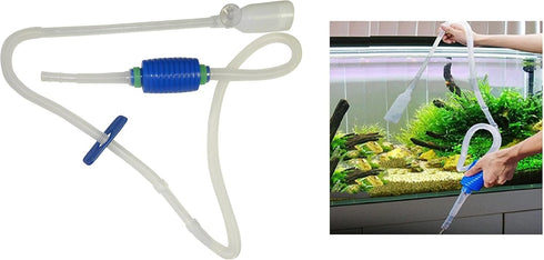 DINY Home & Style Aquarium Cleaner Siphon Pump, Fish Tank Gravel Sand Cleaner