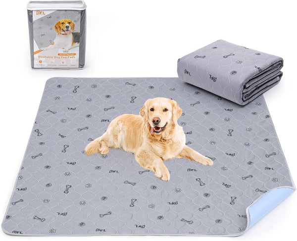 Pee Pads for Dogs Washable,34x52 Reusable Puppy Pads, Absorbent Whelping Pads with