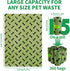 360 Count Zoyiancy Dog Poop Bags Rolls, Leak Proof Waste Bags and Bone-Shaped Dog Poop Bag Refill Rolls, Thick Strong