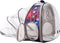 Galaxy Blue Cat Bubble Backpack, Space Capsule with Clear Window for Cats up to 12 Pounds, Airline Approved