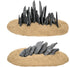 Natural Slate Stone Rocks 2 to 4 inch for Aquariums, Aquascaping, Terrariums, Reptile Enclosures, Paludariums, and