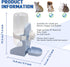 Rabbit Water Bottle Suspension Dispenser for Mini Pet Bunny, Guinea Pig, Chinchilla, 500ml BPA Free (Blue)