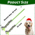 Christmas Dog Tug Toys, Large Chew Toy for Aggressive Chewers, Easy to GRAP, Ideal for Training, Hand Made (Green)