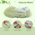 PEQULTI Cat Tunnel with Bed for Indoor Cats, Cat Play Donut Tunnel with Washable Soft Plush Mat, Round Tube Toys Cute