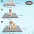 BAMY Cat Cooling Mat Summer Dog Silk Pad, Self Cooling Cushion Washable Kitten Ice Blanket with Duck Strawberry Pattern