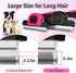 MIU COLOR Long Hair Pet Grooming Brush - Deshedding Tool for Medium and Large Dogs & Cats, Pink