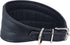 Dogs My Love Real Leather Extra Wide Padded Tapered Dog Collar (11"-13" Neck; 2" Wide, Black)