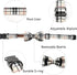Dog Collar, Bow Dog Collar Plaid Pet Collar, Cute Soft Adjustable Collar for Large Dogs with Metal Buckle
