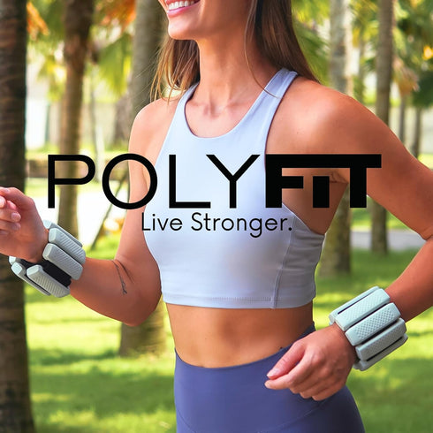 Wrist & Ankle Weights - 1 Pair Wearable Ankle Weights for Exercise, Yoga, Walking, Running, Dance, Pilates