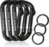 Carabiner Clip - Heavy Duty Carabiners 800lbs-13KN (2922 lbs) Carabeaner D Ring