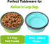 Large Collapsible Dog Bowls, 2 Pack 27 OZ Travel Bowls with Lids for Large Dogs, Lightweight Leak Proof Feeder
