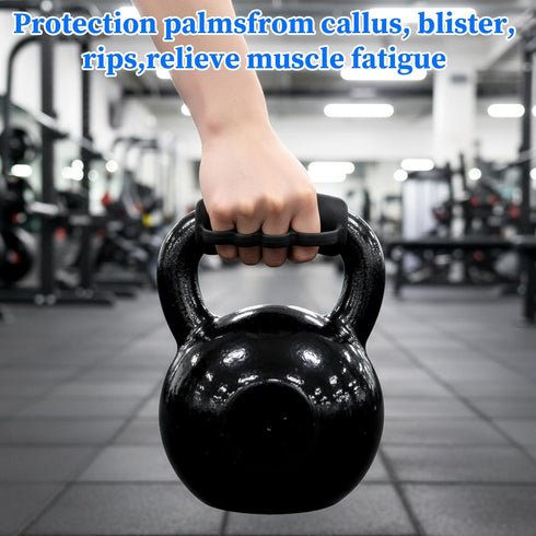 Elegaperma 4pcs Weight Grip, Workout Grips, Rubber Gym Grip, Anti-Slip Weightlifting Grips for Women & Men Gym Training