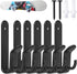 Upgrade Snowboard Wall Mount Clips, Horizontal Skateboard Rack, Storage Display Stand for Room, Garage