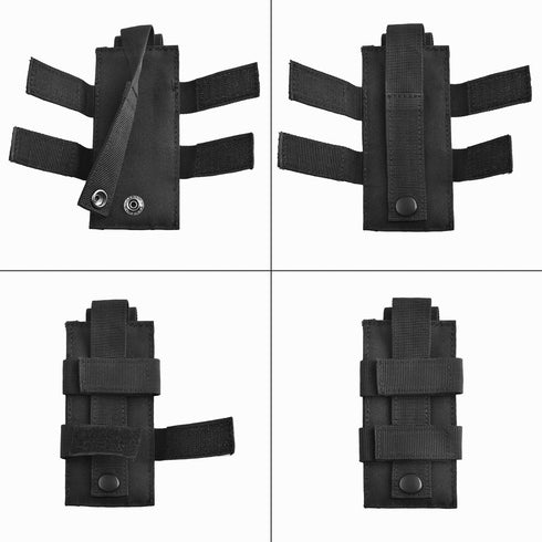 TRIWONDER Tactical Phone Pouch Molle, Smartphone Holster Bag EDC Utility Cellphone Lock Card Holder Organizer Fit