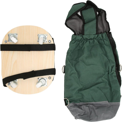 Dog Walking Scooter, Breathable Oxford Fabric Pet Drag Bag for Disabled Dogs, M (4-6kg/8.8-13.2lb)