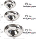 Puppy Dog Bowl - Stainless Steel Multiple Puppies Feeder, Basic Food and Water Bowls for Small, Medium, Large Dogs