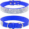 Cute Dog Collar with Bling Rhinestone, Fancy Crystal Diamond Glitter, Soft Cat Collars for Small Medium Large Dogs