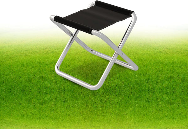 JSGHGDF Portable Folding Stool Size Camping Stool Aluminum Alloy Folding Stool Chair for Travel Hiking Fishing Small