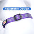 Pawtitas Reflective Dog Collar - High Visibility Adjustable Collar for Extra Small and Small Puppies, Purple XS