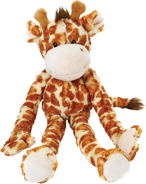 Multipet Swingin Safari Giraffe Dog Plush Toy - Squeaky, Extra Soft, Stuffed Animal for Cuddling & Playing