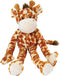 Multipet Swingin Safari Giraffe Dog Plush Toy - Squeaky, Extra Soft, Stuffed Animal for Cuddling & Playing