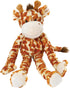 Multipet Swingin Safari Giraffe Dog Plush Toy - Squeaky, Extra Soft, Stuffed Animal for Cuddling & Playing