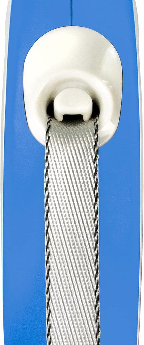 Flexi Comfort Tape Grey & Blue 3m Retractable Dog Leash for Dogs up to 12kgs/26lbs (Extra Small)