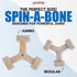 Bullibone Nylon Dog Chew Toy - Spin-a-Bone Interactive Toy that Improves Oral Health